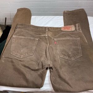 Brown Denim Levi’s 501 Vintage XX Worn Weathered Distressed Men’s 36 x 32